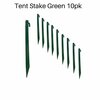 Tent Stake Garden Yard Stake, 11.5 Tent Pegs Green, 10PK DPTS6435